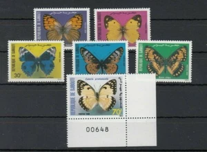 DSCHIBUTI, 1984/89 Schmetterlinge 386-90, 518 **, (27932) - Bild 1 von 1