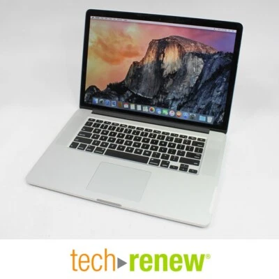 Apple MacBook Pro 15" | A1398 i7-4770HQ | 250GB SSD | 16GB RAM | macOS Yosemite - Image 1 of 4