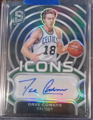 2023-24 Panini Spectra ICONOS Dave Cowens AUTO/75 Prizm SSP BOS ¡Leyenda de los Celtics!! Foto 1 de 4