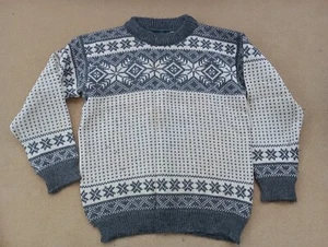 Mens Dale of Norway Wool Knit Sweater Jumper Pullover XL 54 *Look Read* - Picture 1 of 9