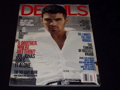 2011 APRIL DETAILS MAGAZINE - JOE JONAS FRONT COVER - H 5384 - Image 1 of 2