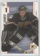 2002-03 ITG Be A Player Between the Pipes He Shoots-He Saves Points Marty Turco