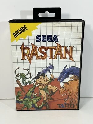 Rastan CIB SMS Sega Master System Authentic Complete Game Case Manual Hangtab - Image 1 of 4