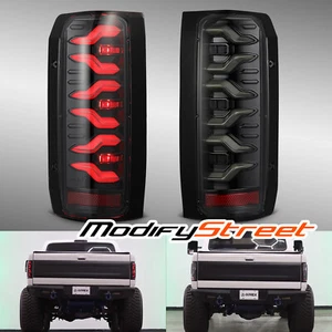Fit 1987-1996 Ford F150 F250 F350/Bronco LUXX-Series LED Tail Lights Alpha-Black - Bild 1 von 10