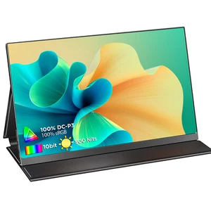 15.6" QLED Portable Monitor UPERFECT Upgraded HDR 1920 * 1080 FHD USB C 500 Nits - Picture 1 of 12