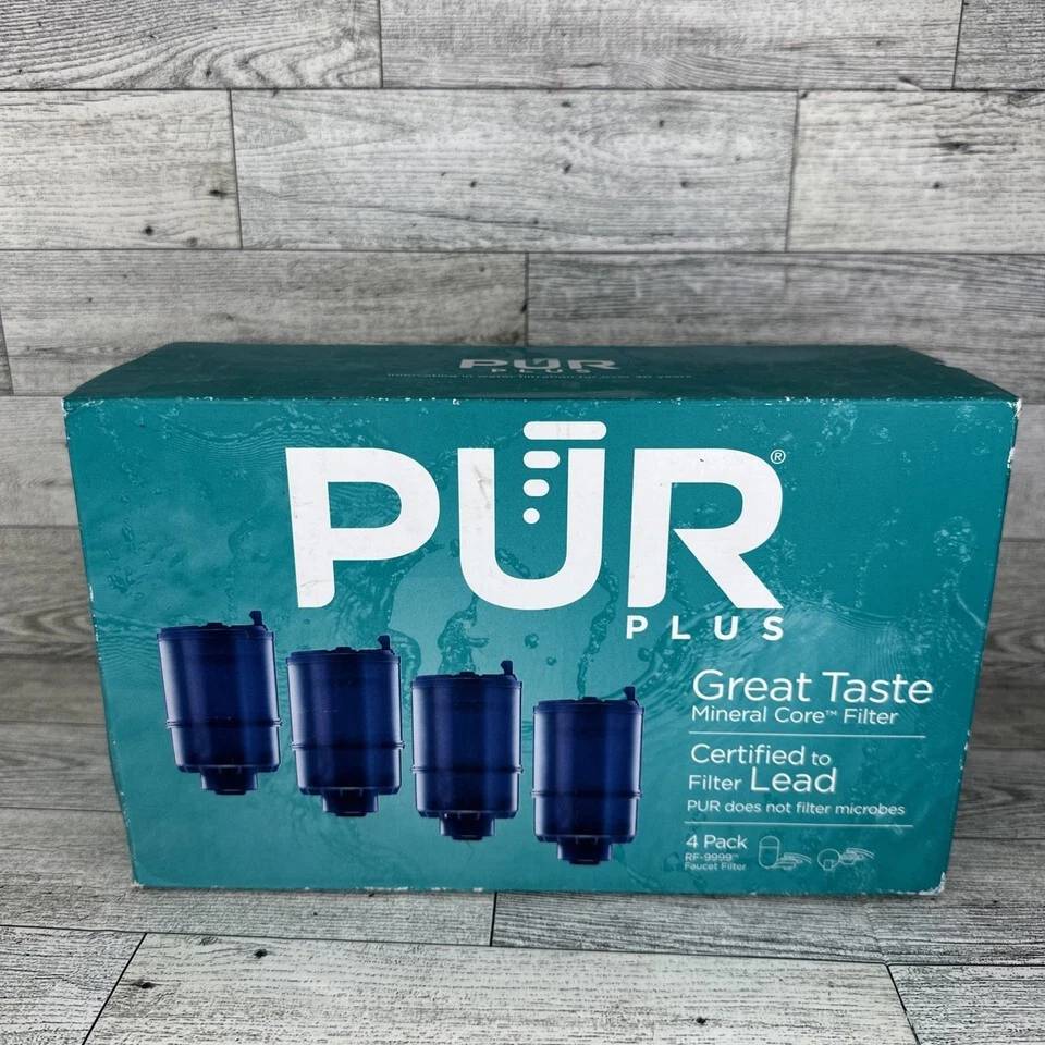 NEW PUR Plus RF-9999 Mineral Core Replacement Faucet Filter 4 Pack - Image 1 of 1
