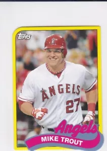 Mike Trout 2014 Topps Die-cut Minis Los Angeles Angels Béisbol 1989 DISEÑO LE! - Imagen 1 de 2