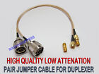 One Pair RG-174 Cable Adaptor for Duplexer Radio-tone