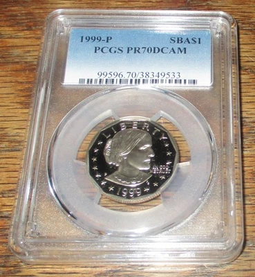 1999-P SUSAN B. ANTHONY DOLLARS PCGS PR70DCAM #2 - Image 1 of 2
