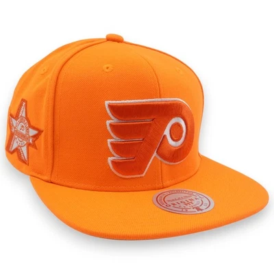 PARA HOMBRES MITCHELL & NESS NHL BACK TO BASICS SNAPBACK VOLANTES - NARANJA Foto 1 de 4