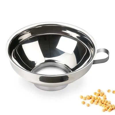 Funil de conserva para uso na cozinha, funil de boca larga para potes de pedreiro, funis grandes - Imagem 1 de 4