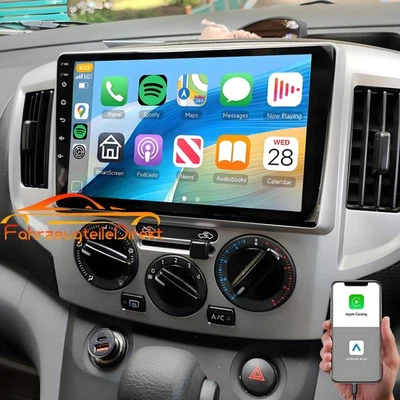 For Nissan NV200 2013-2019 GPS Navi Carplay 2+64GB Android 15.0 Car Stereo Radio - Image 1 of 4