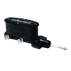 Wilwood Master Cylinder High Volume Tandem - 7/8in Bore Black - W/Pushrod - Picture 1 of 5