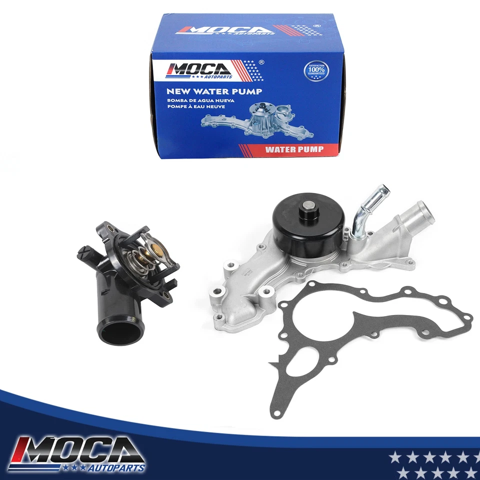 Water Pump & Thermostat for Dodge Avenger Journey Grand Caravan Chrysler 3.6L - Image 1 of 4