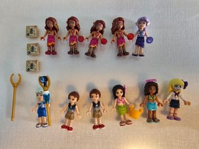 LEGO Lot of 11  Andrea Martina Azari Aira Naidia Emily Sophie Jones Minifigure