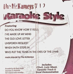 The McKameys Volume 2 Christian Karaoke Style  CD+G Daywind 6 Songs - Imagen 1 de 2