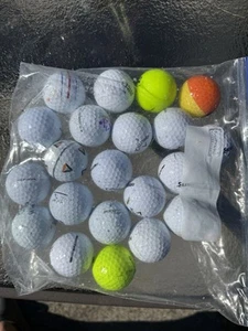 Mixed Brand Assorted Golf Balls Set of 20 - Picture 1 of 5
