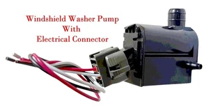 Windshield Washer Pump + Connector For Accent Elantra Elantra GT Kona Palisade & - Picture 1 of 23