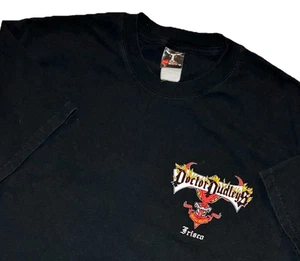 T-shirt vintage Doctor Dudley's Hell On Wheels Frisco Harley motociclista motociclista uomo M - Foto 1 di 7