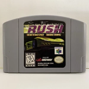 San Francisco Rush Extreme Racing (Nintendo 64, N64, 1997) Authentic TESTED! - Picture 1 of 9