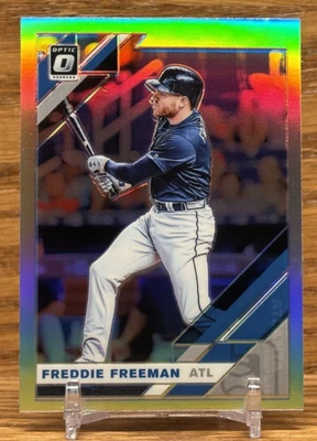 FREDDIE FREEMAN Prizm | 2019 Donruss Optic Atlanta Braves LA DODGERS #175 - Image 1 of 2