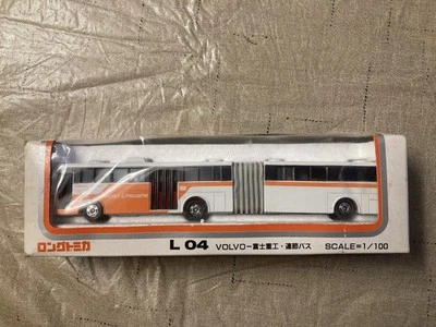 1986 TOMICA JDM LONG SERIES L04 VOLVO Fuji Heavy Airport Articulated Bus - Image 1 of 4