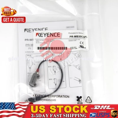 New In Box KEYENCE PR-MB30C3PL Photoelectric Sensor Switch - Image 1 of 4