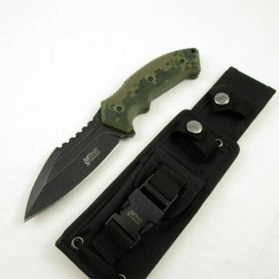 NUEVO Cuchillo Táctico Hoja Fija Mtech Extreme 10" Hoja Plana Borde Digital Camuflaje Foto 1 de 2