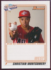 2010 TOPPS BOWMAN AFLAC ALL AMERICAN CHRISTIAN MONTGOMERY #AFLAC-CM TRUE ROOKIE - Picture 1 of 2