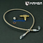 Mamba Turbo Oil Feed Line Kit M10x1.25Mm Td04 Td05 Td06 / 4An Line 50Cm/
