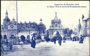CPA Carte Postale Belgique Bruxelles Brussel Expo avec timbre 1910 - Photo 1/2