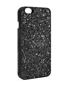 Victorias Secret custodia rigida nera glitter con specchio e porta carte iPhone 6/6S - Foto 1 di 3