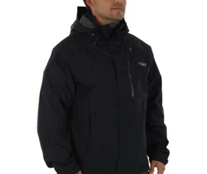 Outdoor Research Mens Recco Pertex Shield Full Zip Igneo Rain Jacket Sz S Hiking - Picture 1 of 16