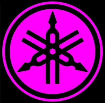 Calcomanía de vinilo troquelada para horquilla de afinación Yamaha personalizada varios colores y tamaños Foto 1 de 4