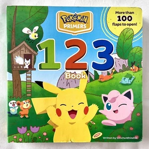 Pokemon Primers 123 Book by Simcha Whitehill English Board Book Kids Book - Picture 1 of 8