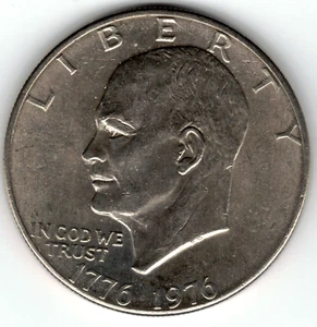 1976 TYPE 2 CLAD EISENHOWER DOLLAR GRADES in BU condition stk .1 - Bild 1 von 5