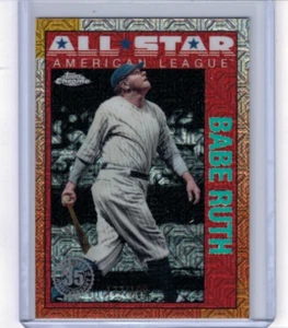 2025 Topps Series 2 Babe Ruth 1990 Topps All-Stars Silver Pack Aqua #'ed 177/199 - Bild 1 von 1