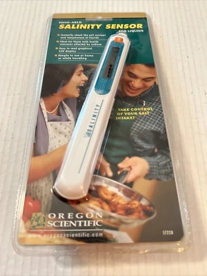 Sensor de salinidad manual para líquidos por Oregon Scientific ST228 sensor de sal nuevo de Lote Antiguo - Imagen 1 de 4