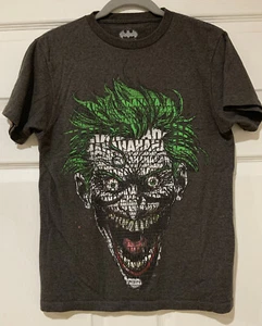 T-shirt Dc Comics Batman taglia S unisex grafica Joker grigia - Foto 1 di 3