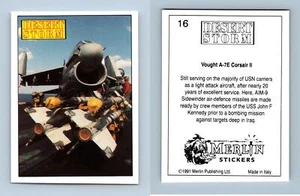 Vought A-7E Corsair II #16 Desert Storm 1991 Merlin Sticker - Picture 1 of 1