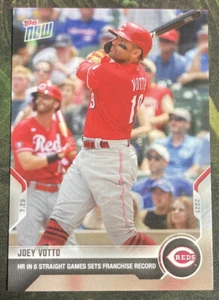 Joey Votto HR in 6 giochi dritti - 2021 MLB TOPPS NOW 576 - Fresco/Near Mint - Foto 1 di 2