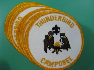 11 NEW Boy Scouts of America THUNDERBIRD CAMPOREE PATCHES 3" BSA - Picture 1 of 1