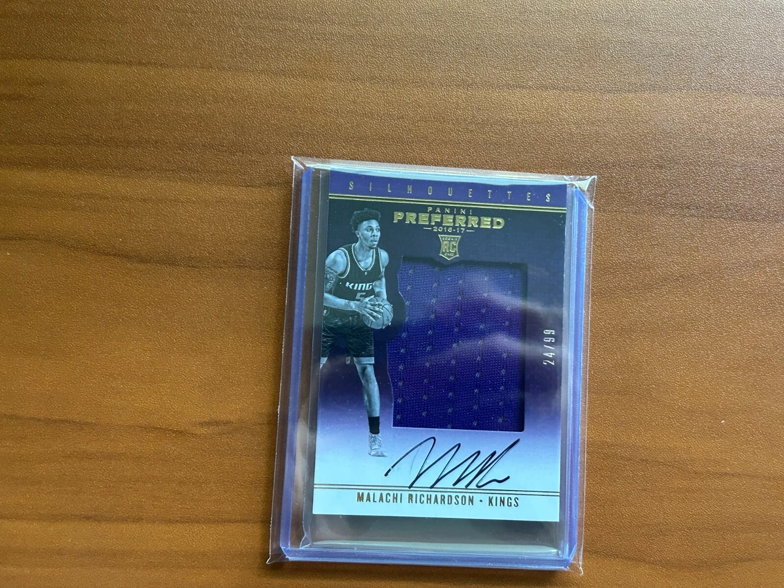 2016 Panini Preferred Silhouettes Rookies /99 Malachi Richardson Rookie Auto RC