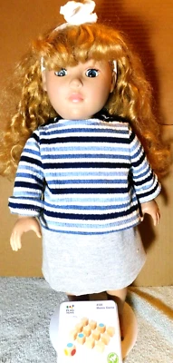 "Muñeca Madame Alexander ~ 18"" cabello rubio ojos azules (escritura a pie) sin zapatos" Foto 1 de 4