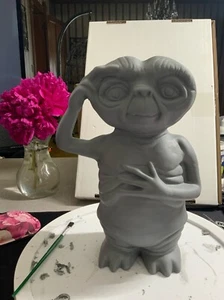"Bisque de cerámica listo para pintar película ET cerámica alienígena aproximadamente 9" - Imagen 1 de 8