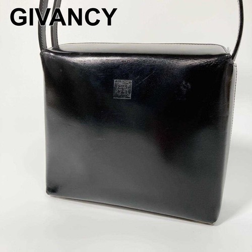 GIVENCHY Borsa a mano formale logo 4G pelle nera donna USATA DAL GIAPPONE