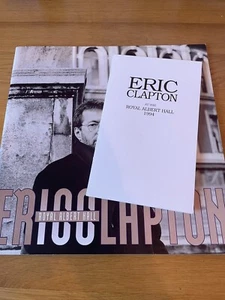 Eric Clapton Programme And Menu Royal Albert Hall 1994 - Picture 1 of 4