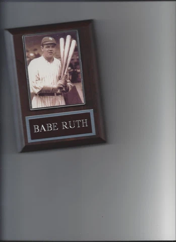 BABE RUTH PLAQUE BASEBALL NEW YORK YANKEES NY MLB Cover