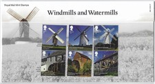 GREAT BRITAIN 2017 WINDMILLS AND WATERMILLS PRESENTATION PACK