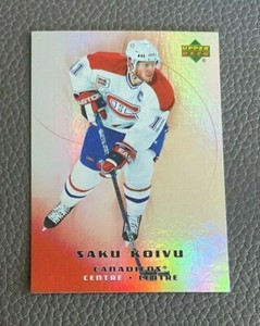 2005-06 McDonald's Upper Deck Hockey #10 Saku Koivu Canadians 